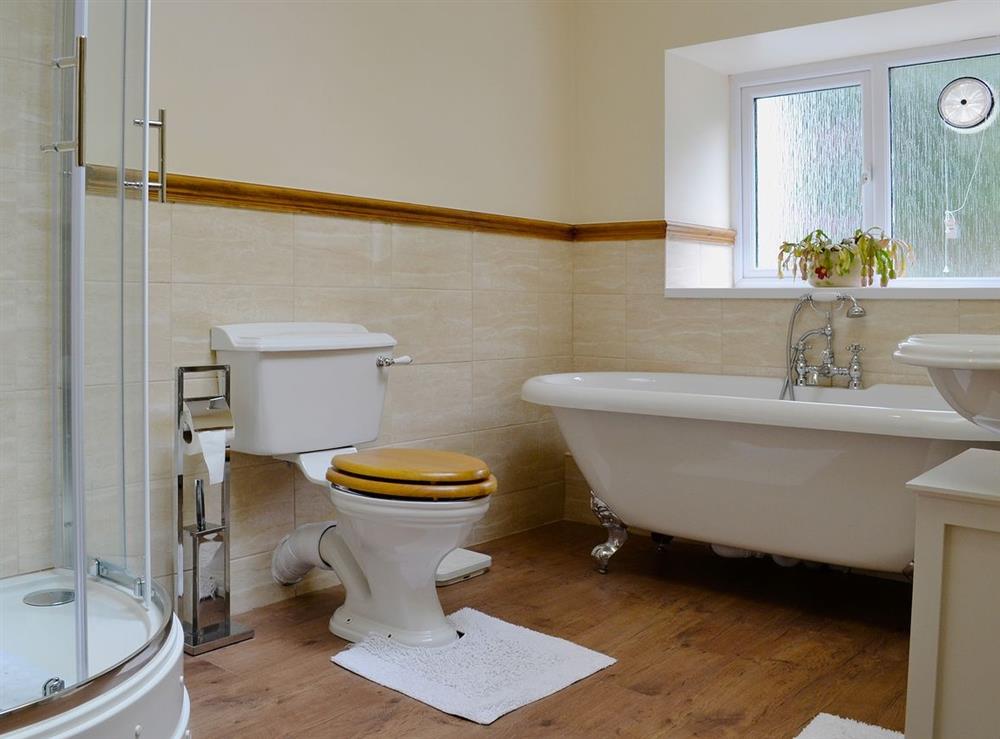 Bathroom at Gable End Lodge  in Tenby, Pembrokeshire