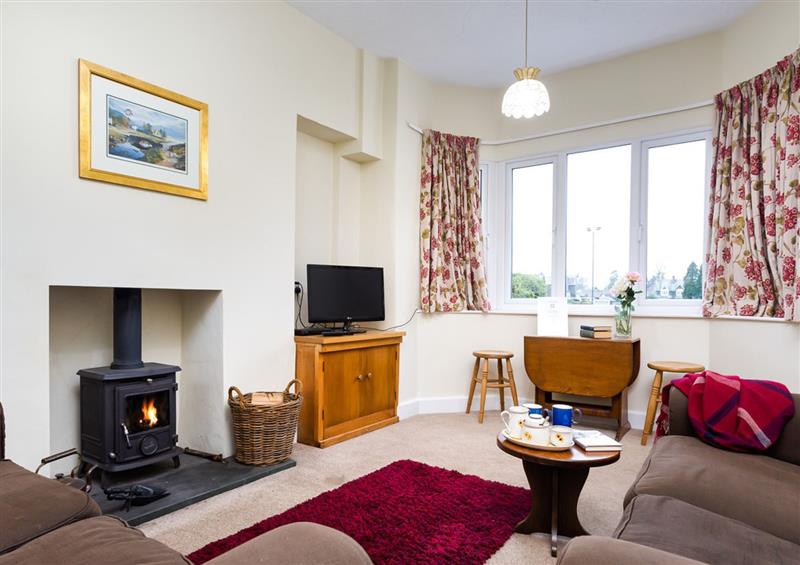 The living area at Gable Lodge, Windermere