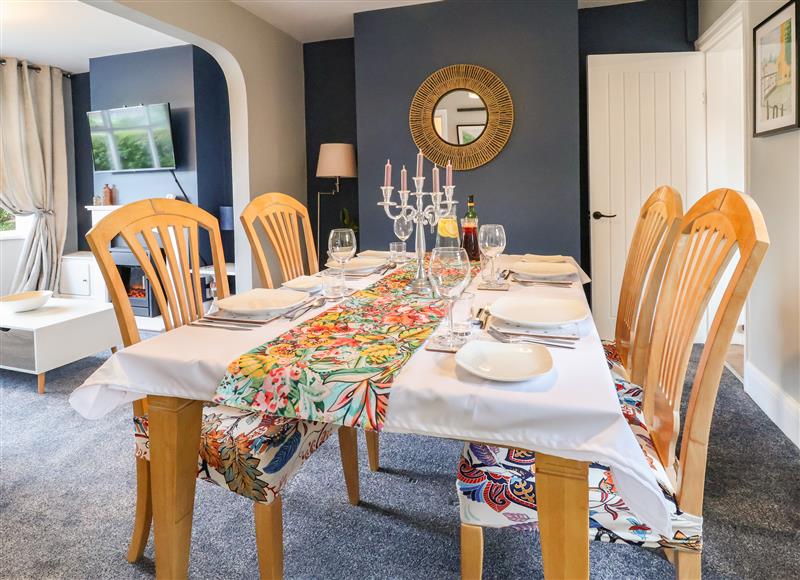 This is the dining room at Gables Cottage, Sandiway