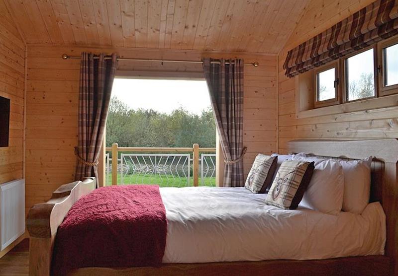 Bedroom in The Queens Lodge at Gadlas Park in Ellesmere, Shropshire
