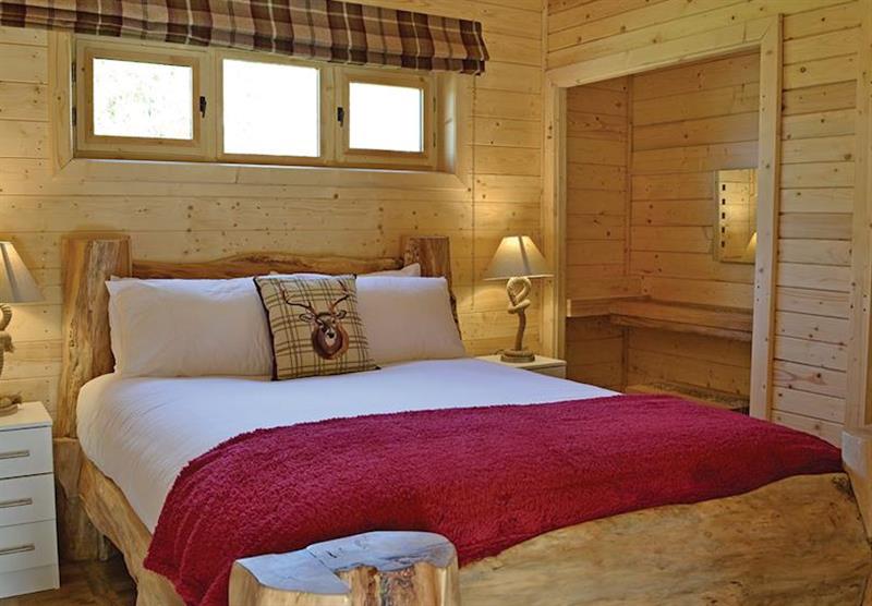 Double bedroom in the Windsor Lodge at Gadlas Park in Ellesmere, Shropshire
