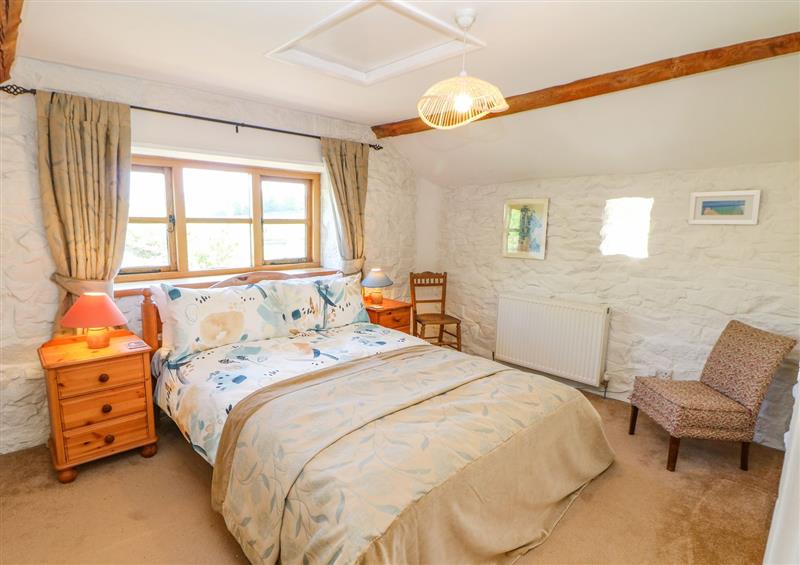 This is a bedroom at Gag Aye Farm, Hollinsclough near Longnor