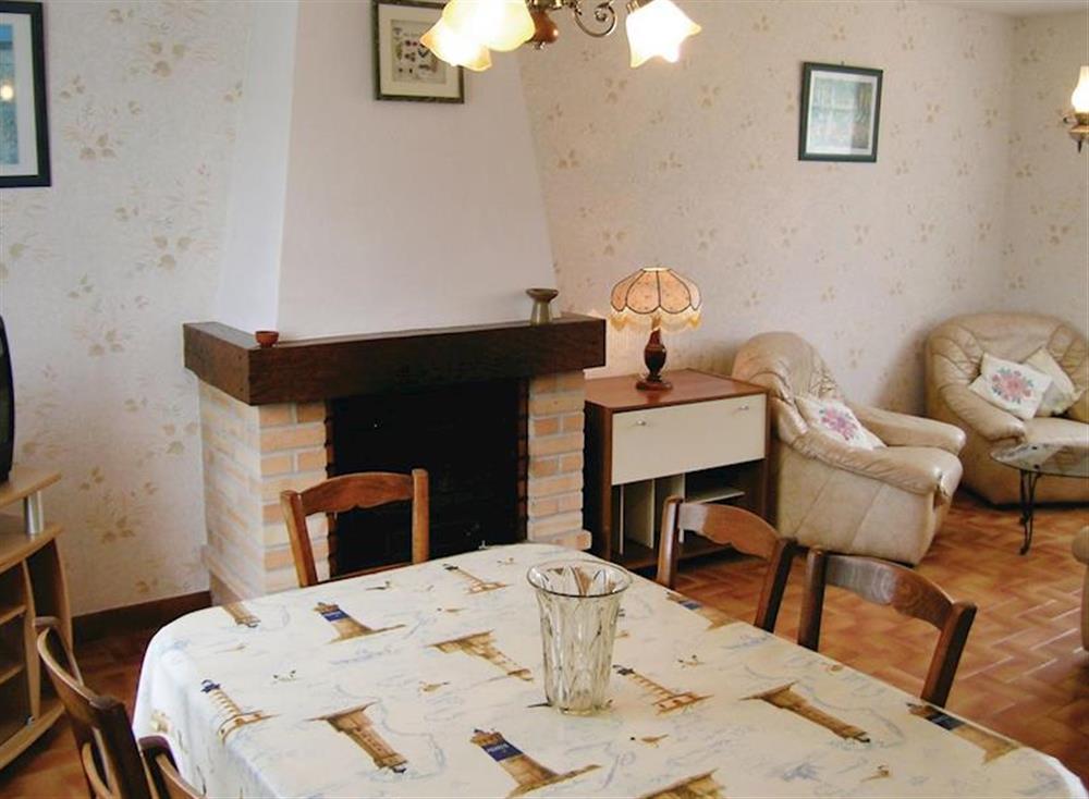 Living area at Gai Logis in Fouesnant, Finistère, France