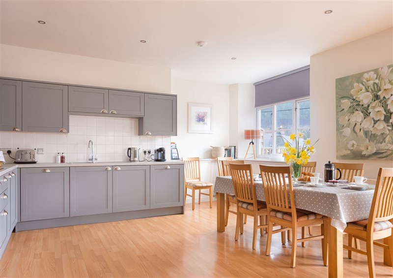 The kitchen at Gairn Apartment, Ballater