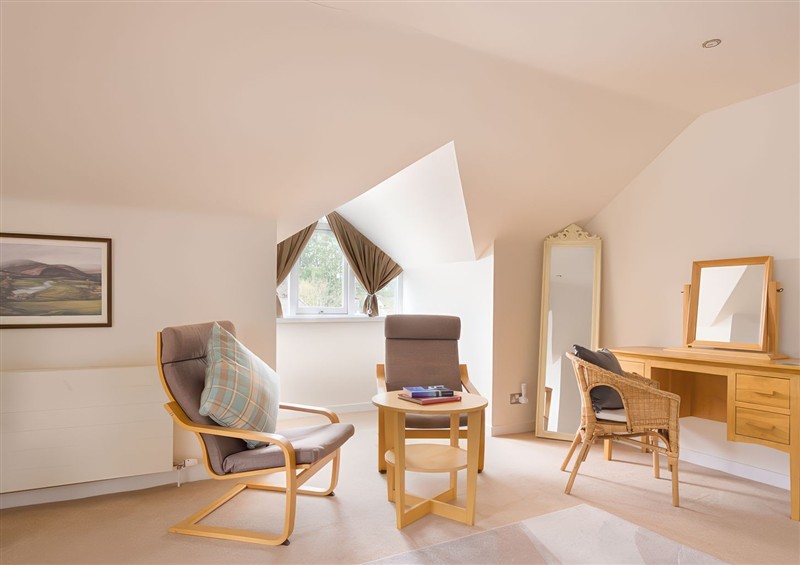 The living room at Gairn Apartment, Ballater