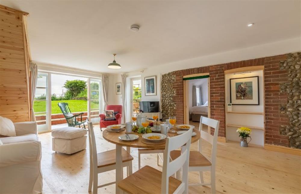 Gallery Cottage:  Open plan living area at Gallery Cottage, Wighton near Wells-next-the-Sea