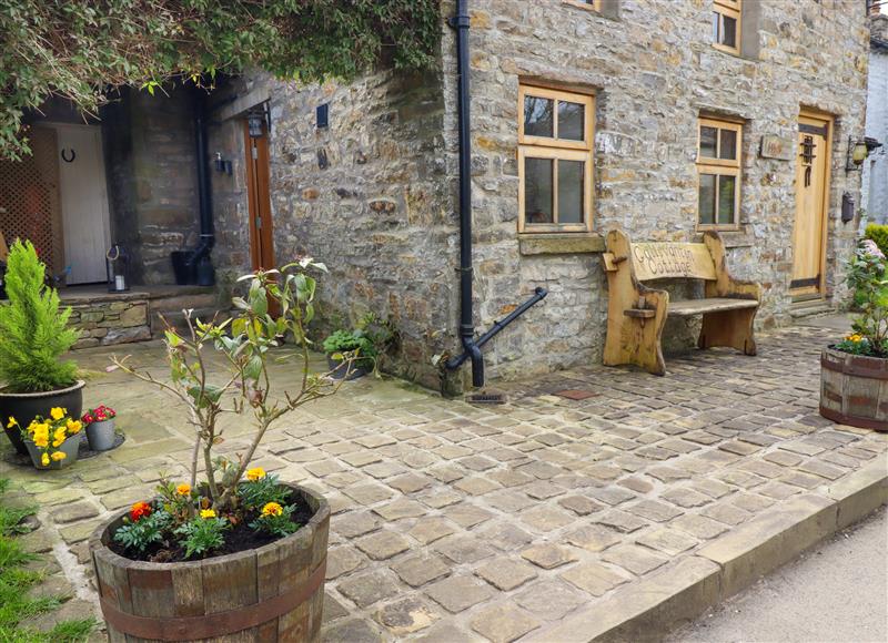 The garden at Gallivantin Cottage, Thorton Rust near Aysgarth