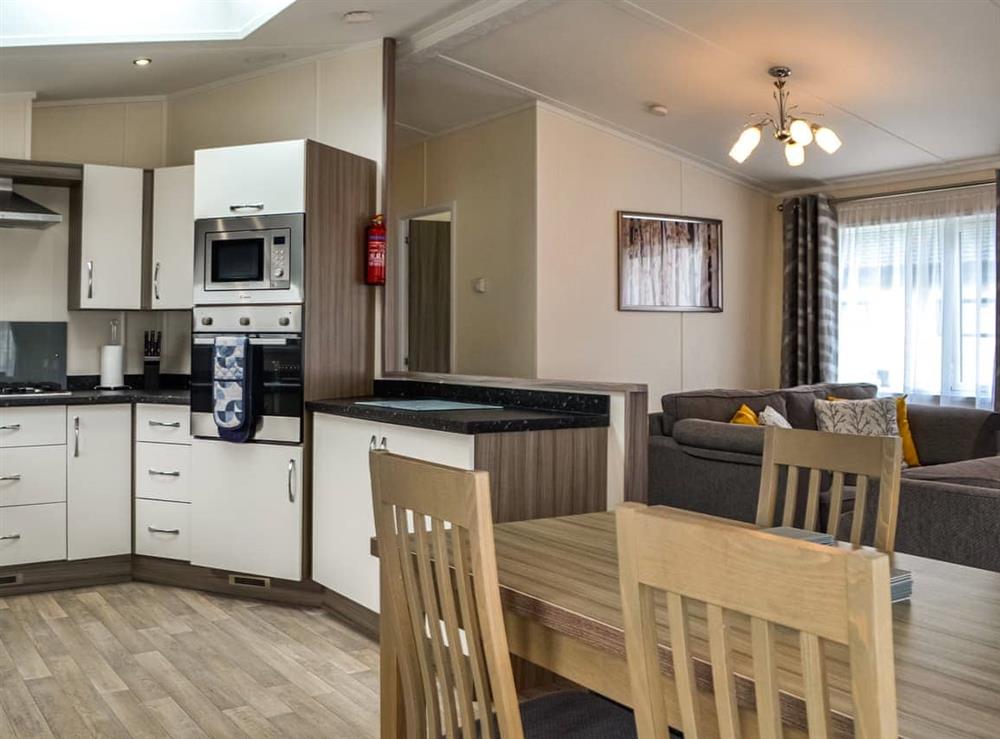 Kitchen/diner at Galloway Place 2 in Southerness, Dumfriesshire
