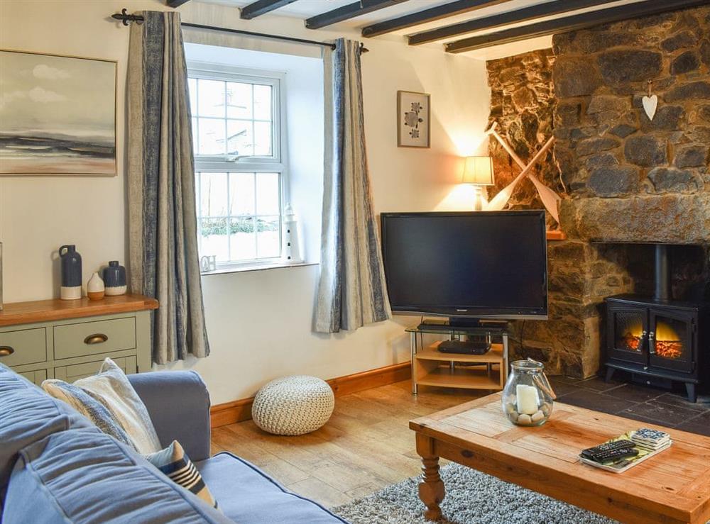 Living room at Galwad-Y-Mor in Llanbedrog, Gwynedd
