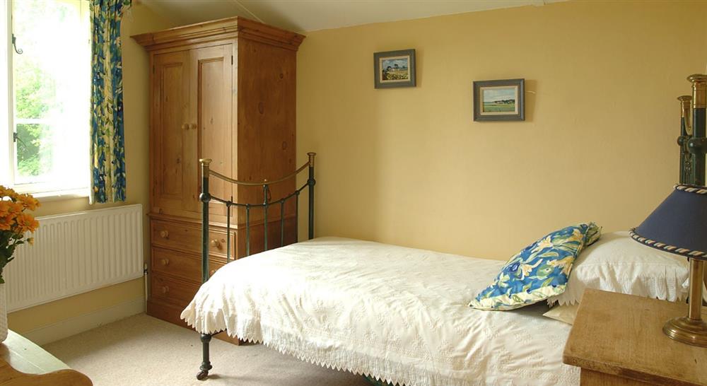 The single bedroom at Game Keeper's Cottage in Norwich, Norfolk