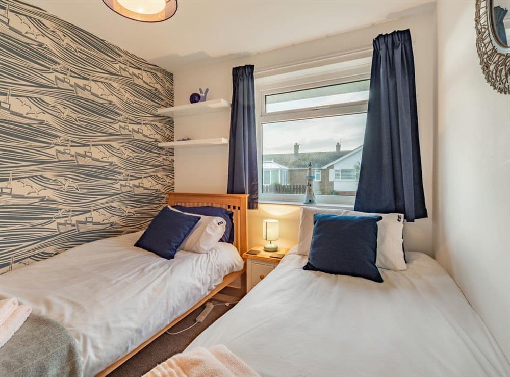 Twin bedroom at Gan Hyem in Beadnell, near Chathill, Northumberland