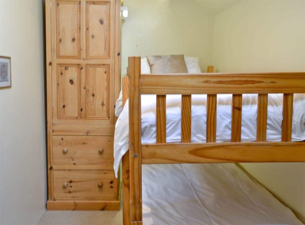 Bunk bedroom at Ganny House in Birkerthwaite, Birkermoor, Eskdale, Cumbria., Great Britain