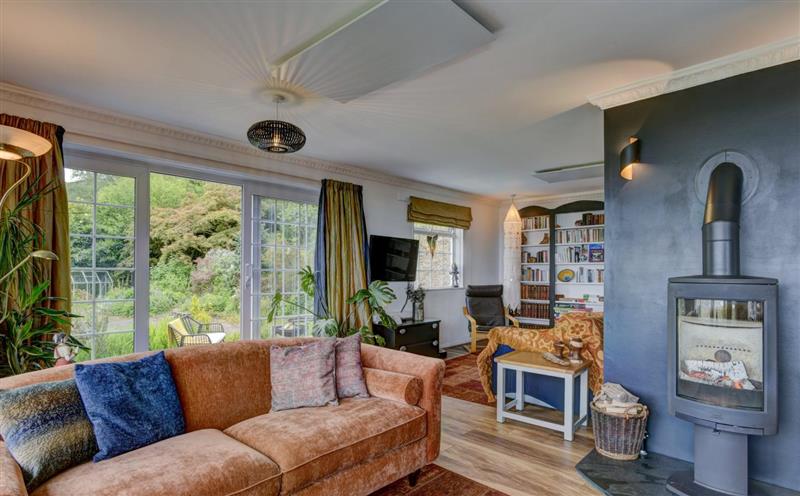 The living area at Gapperies, West Porlock