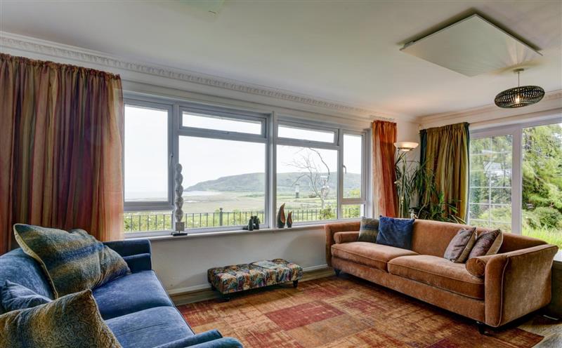 The living room at Gapperies, West Porlock