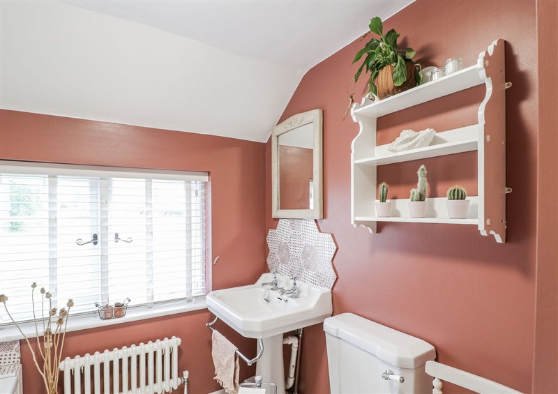 The bathroom at Gapstile, Abbots Bromley