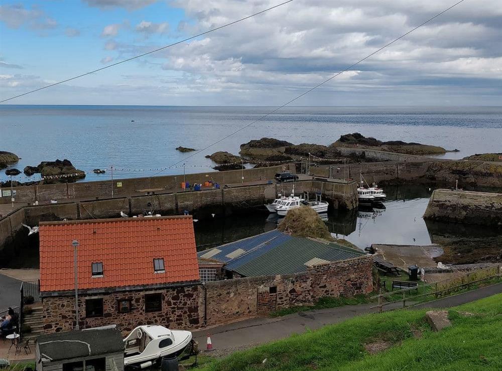 The pretty harbour at St Abbs a short drive away at Garden Cottage in Coldingham, near Eyemouth, Berwickshire