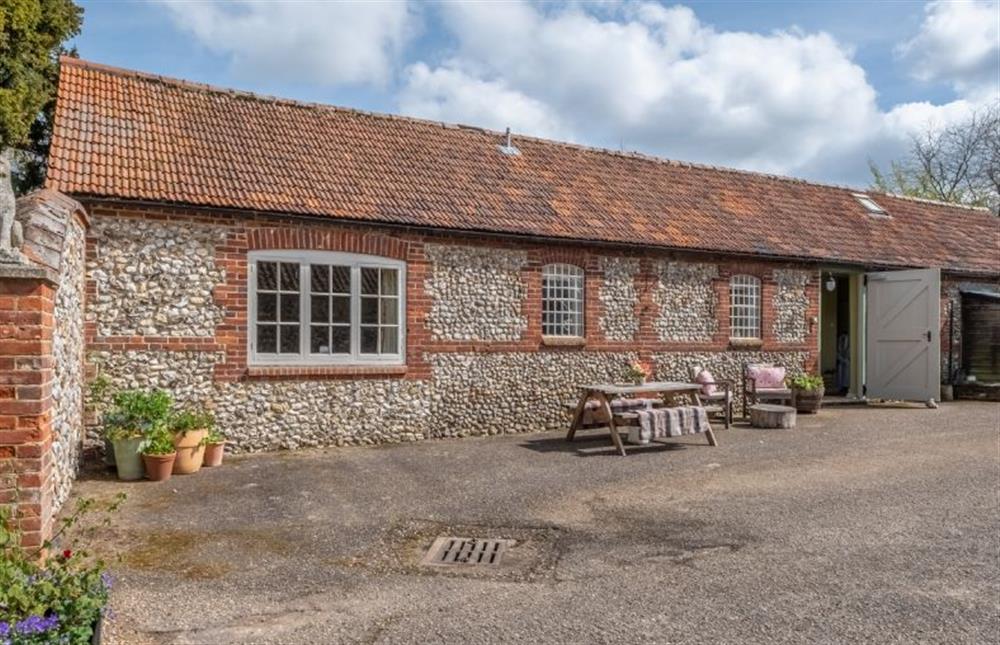 Garden Cottage:  Front elevation of the property  at Garden Cottage, East Rudham near Kings Lynn