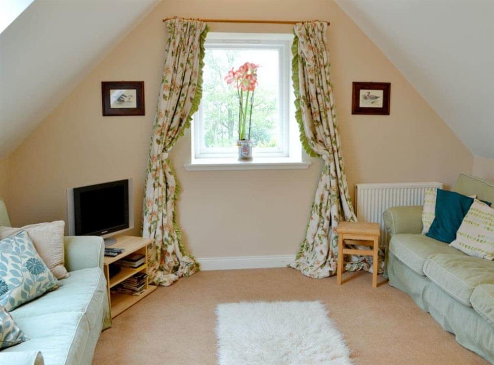 Living room at Garden Cottage Fairlaw in Reston, Berwickshire., Great Britain