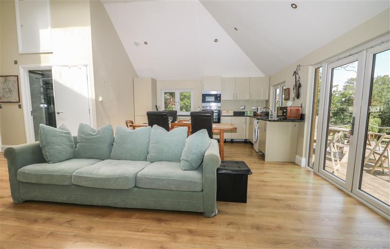 Relax in the living area at Garden Cottage, Farnham