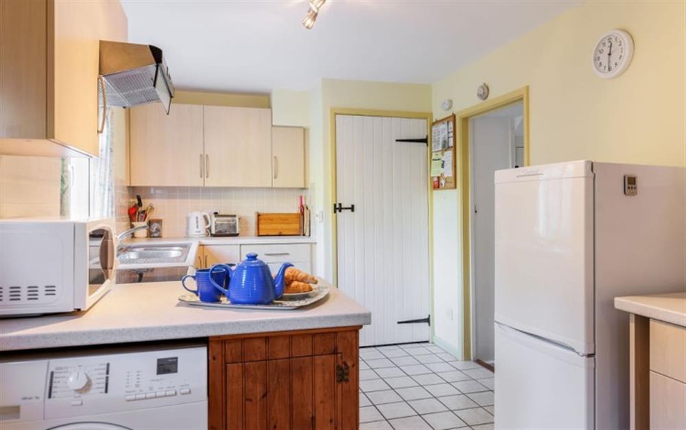 This is the kitchen at Garden Cottage in Fordingbridge