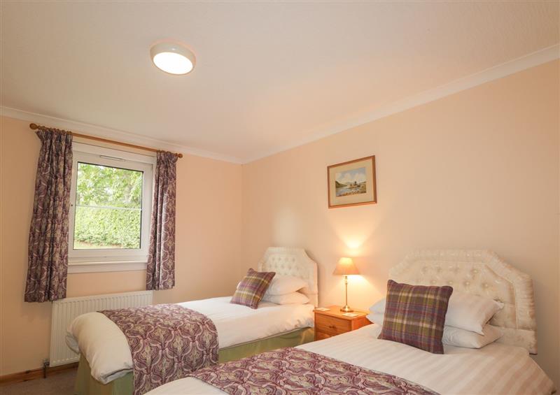 One of the bedrooms at Garden Cottage, Marybank near Dingwall