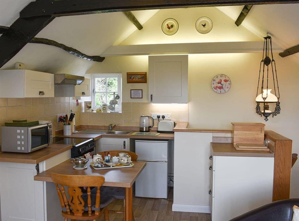Kitchen and dining area at Garden Cottage in Newby near Penrith, Cumbria