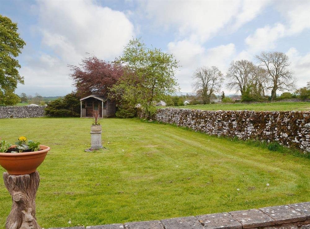 The property has a large lawned garden at Garden Cottage in Newby near Penrith, Cumbria