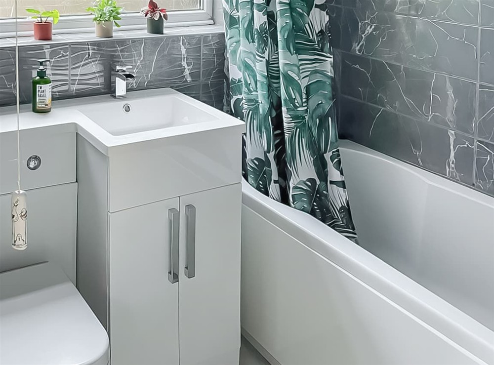Bathroom at Garden Cottage in Pakefield, near Lowestoft, Suffolk