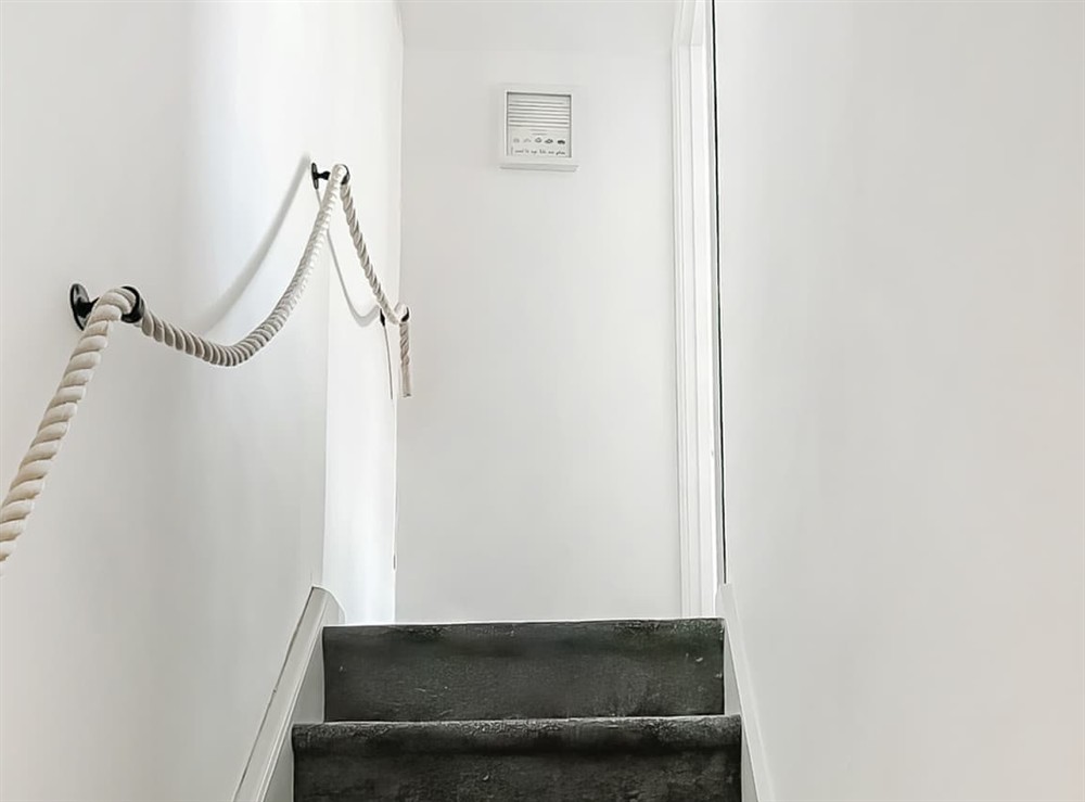 Stairs at Garden Cottage in Pakefield, near Lowestoft, Suffolk