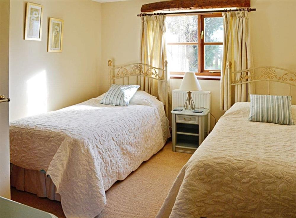Twin bedroom at Garden Cottage in Pooley Bridge, Ullswater, Cumbria