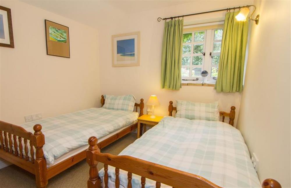 Ground floor: Bedroom two, twin bedroom at Garden Cottage, Ringstead near Hunstanton