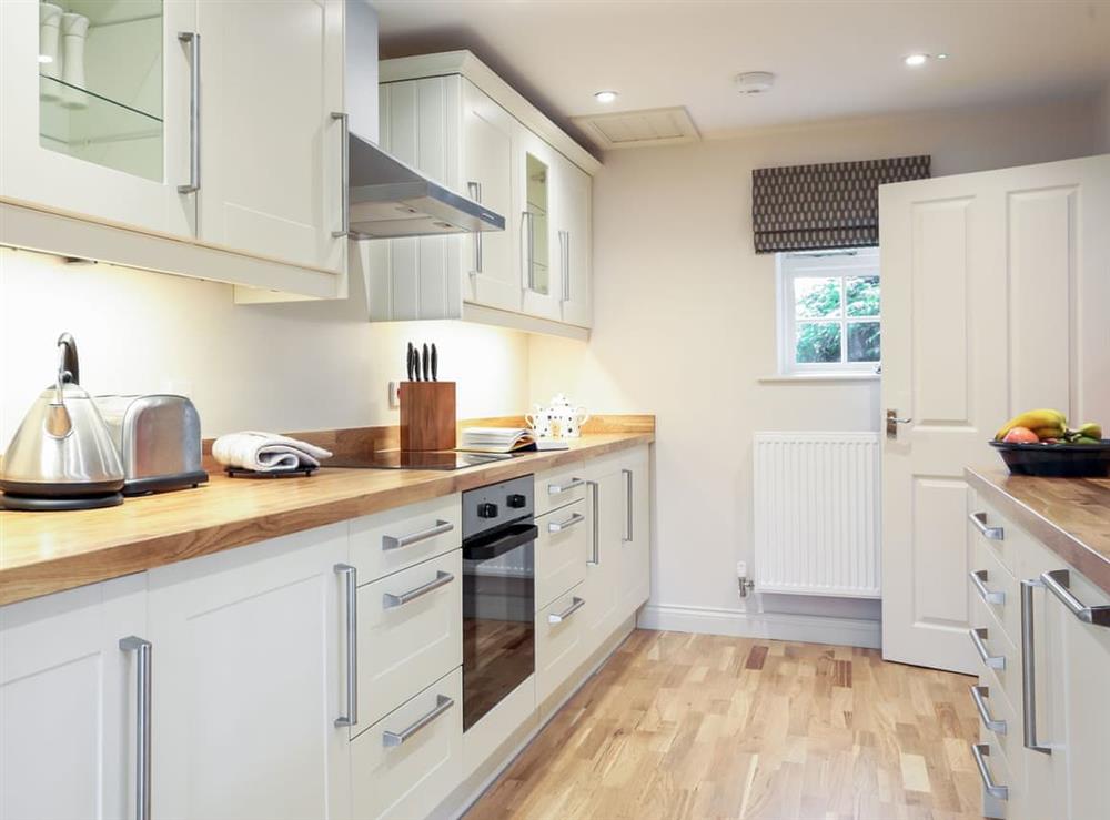 Well equipped kitchen at Garden Cottage in Settrington, near Malton, North Yorkshire