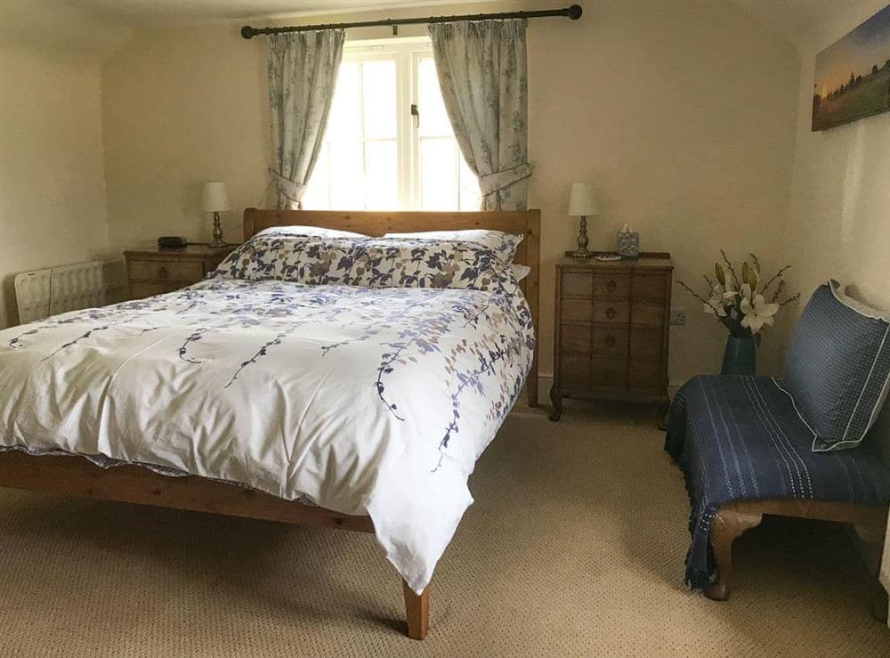 Double bedroom at Garden Cottage in Tetford, near Horncastle, Lincolnshire