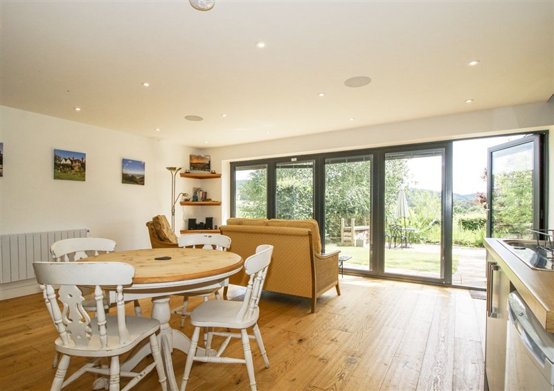This is the dining room at Garden Cottage, Wellington Heath near Ledbury