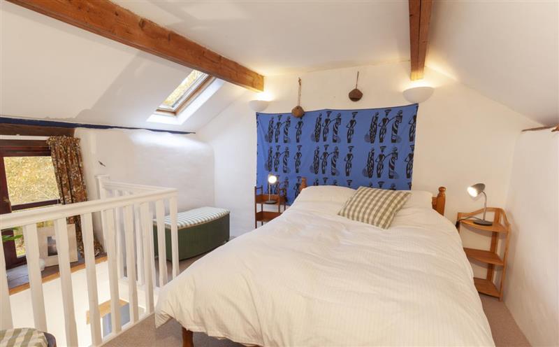 One of the bedrooms at Garden Cottage, Wiveliscombe