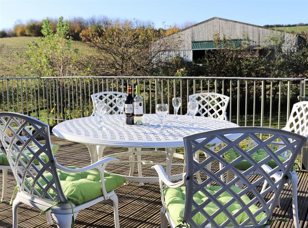 Terrace at Garden Cottage in Wroxall, near Ventnor, Isle of Wight