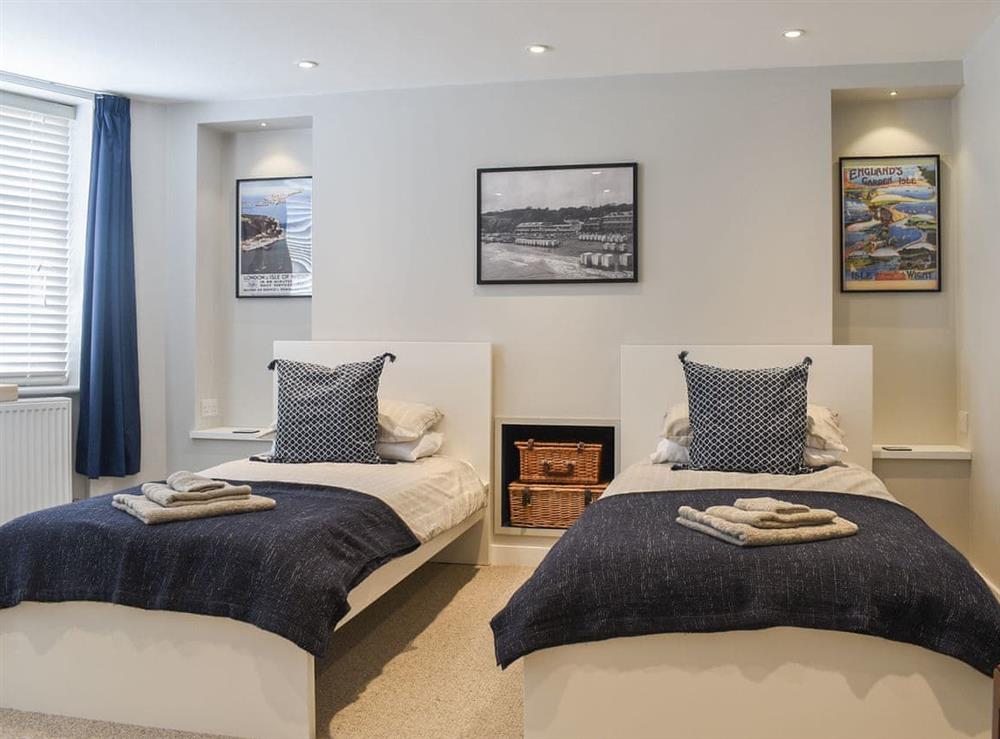 Twin bedroom at Garden Flat in Ryde and Seaview , Isle of Wight
