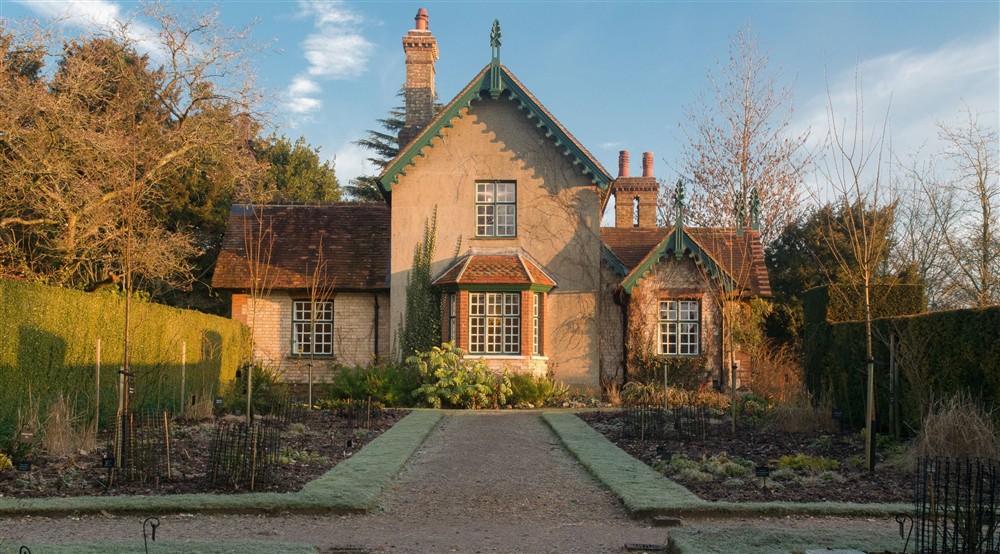 The exterior of Polesden Garden Cottage, a regency-style villa in the grounds of the Polesden Lacey estate, Surrey at Garden Gate Apartment in Durham, County Durham