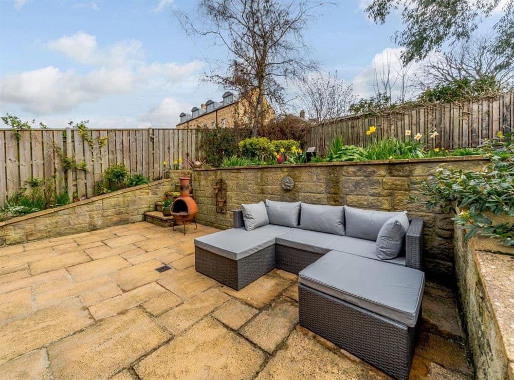 Outdoor area at Garden House in Alnmouth, Northumberland