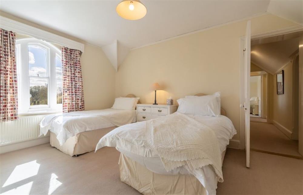 First floor: Bedroom three with three foot twin beds (photo 2) at Garden House, Sandringham