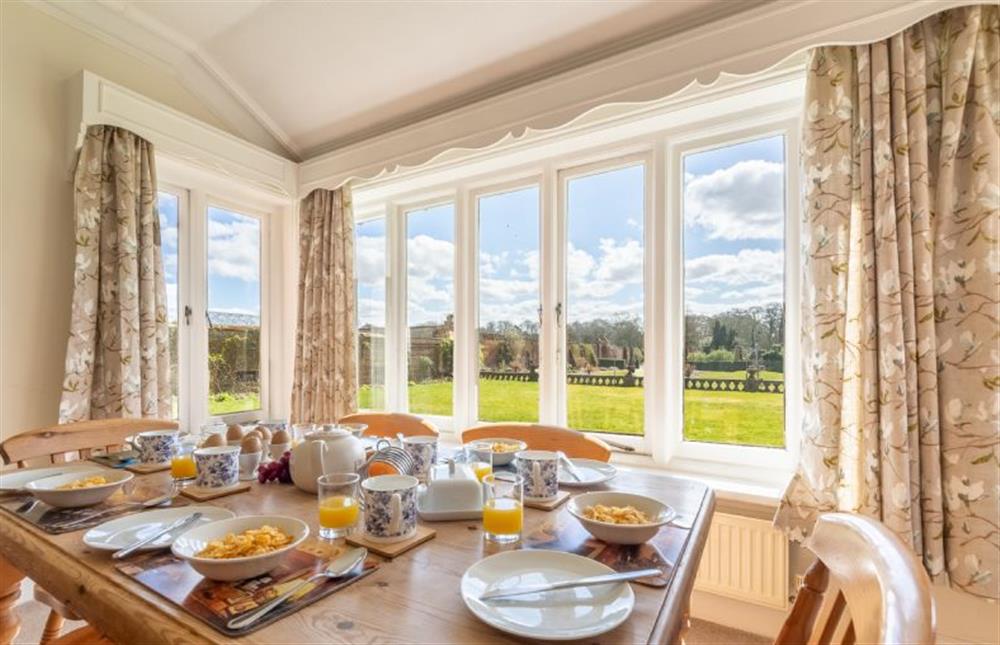 Ground floor: Perfect way to start the day in the breakfast / morning room at Garden House, Sandringham