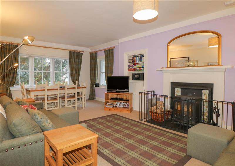 Enjoy the living room at Garden Lodge, Poolewe