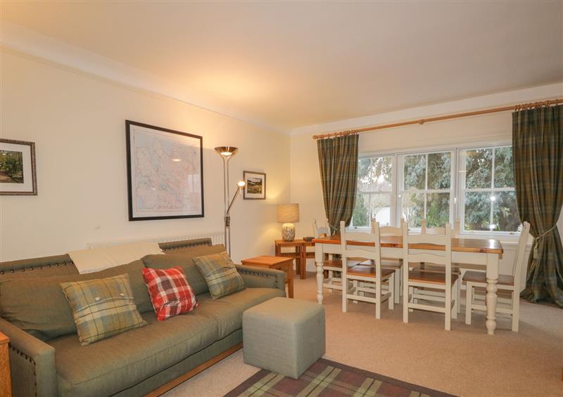 The living area at Garden Lodge, Poolewe