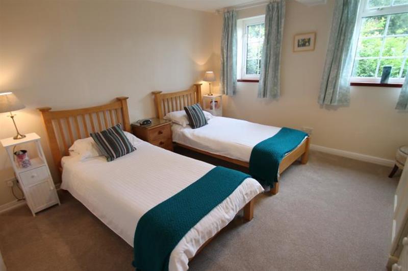Twin bedroom at Garden View, Porlock Weir