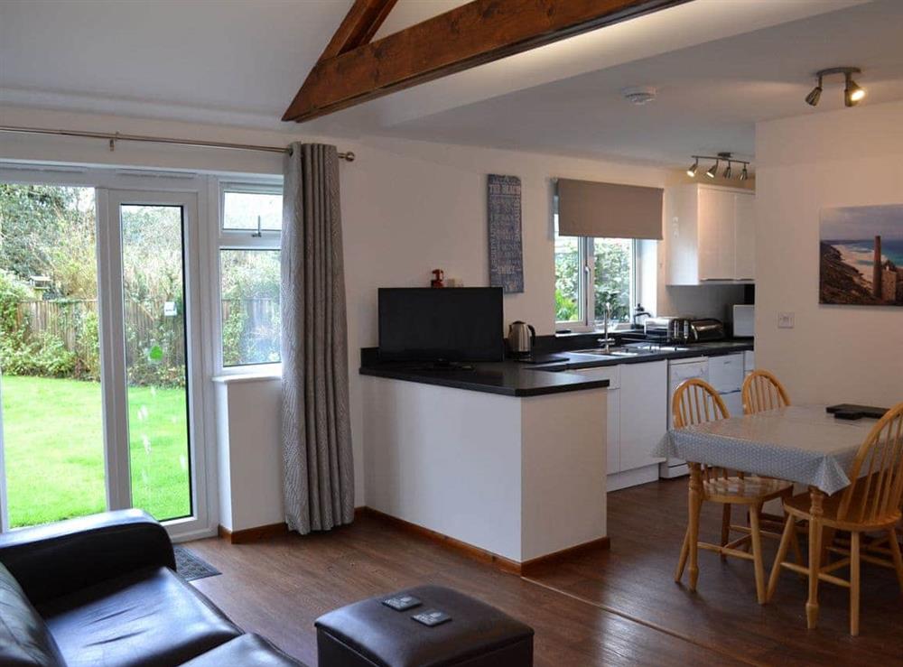 Convenient open-plan living space at Garden View in St Austell, Cornwall