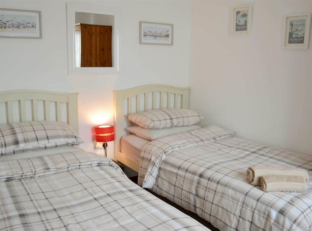 Twin bedroom at Garden View in St Austell, Cornwall