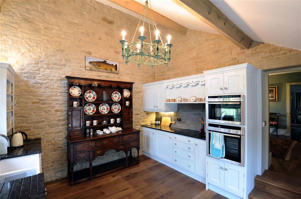 The well-equipped kitchen at Gardeners Cottage, Chatsworth Estate, Edensor, Nr Bakewell