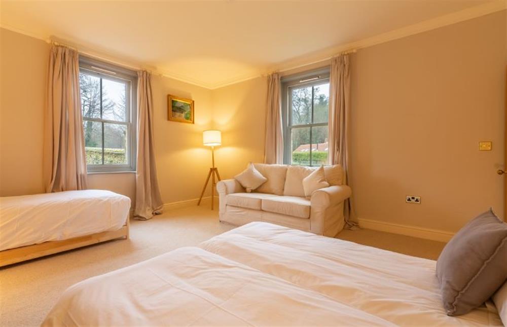 Ground floor: Bedroom three can sleep up to four guests at Gardeners Cottage, Fring near Kings Lynn