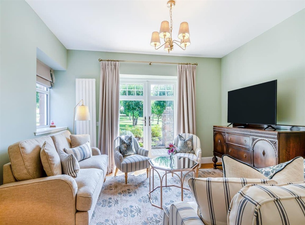 Living area at Gardeners Cottage in Kirkton of Lethendy, Perthshire