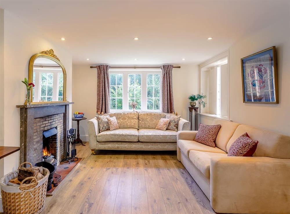 Living area at Gardeners Cottage in Leadenham, Lincolnshire